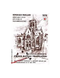 Carnet  2028 - année 1979 - croix-rouge