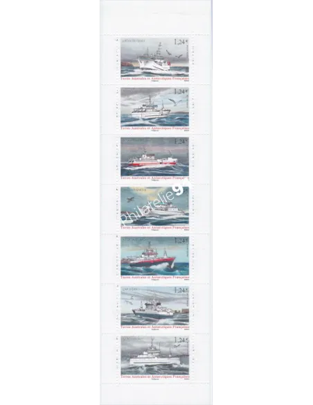 Timbres TAAF n° 754 à 760, Carnet C754, collection timbres Dom-Tom