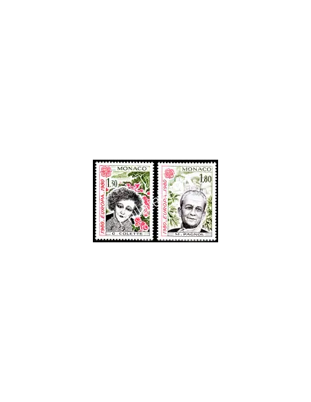 MONACO - n° 1224 et 1225 - EUROPA - 1980 - Pers. célèbres