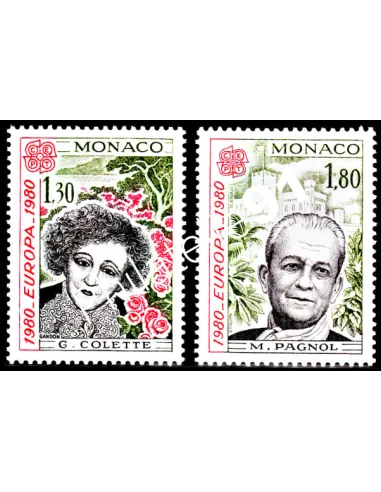 MONACO - n° 1224 et 1225 - EUROPA - 1980 - Pers. célèbres