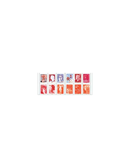 Carnet n° 1518 (n°4287 à 4298) Visages de la Ve République - ADH