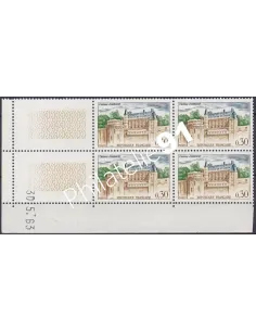 Coin daté sur Timbre n° 1390, Collection timbres France