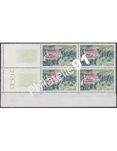 Coin daté sur Timbre n° 1393, Collection timbres France