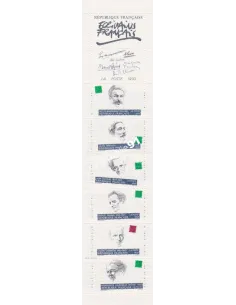 Carnet BC n° 2805,Ecrivains français, collection timbres France