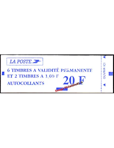 Carnet de timbres de France n° 1507 Type Marianne du 14 juillet