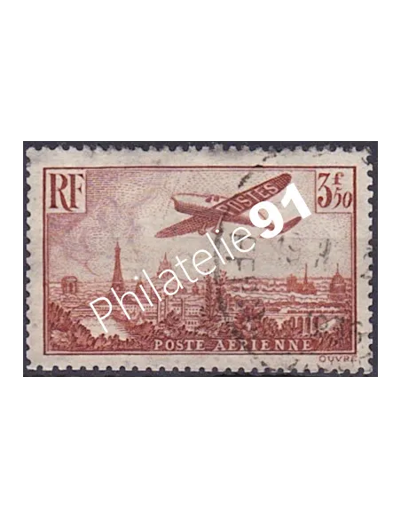 Timbre PA n° 13 oblitéré, Poste Aérienne, collection timbres France