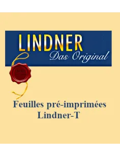 LINDNER - Feuilles pré-Imprimées 1972-1976 - matériel philatélique