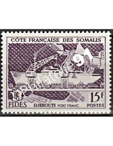 Cote des Somalis n° 285, FIDES, Timbres Colonies Françaises