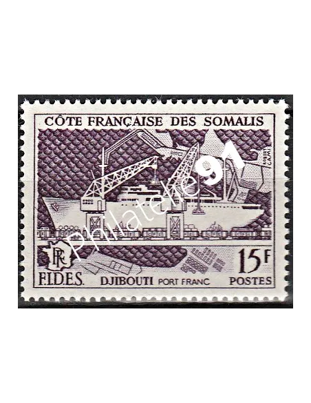 Cote des Somalis n° 285, FIDES, Timbres Colonies Françaises