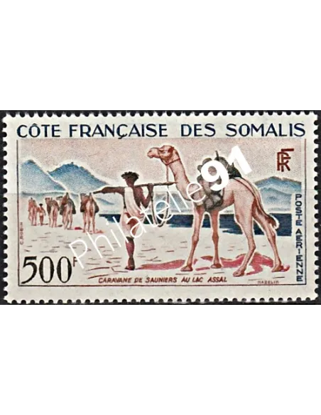 Timbre de cote des somalis PA n° 29 - Colonies Française