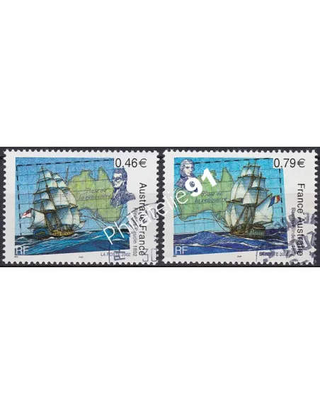 Timbre n° 3476 à 3477  oblitéré, Collection timbres France