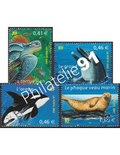 Timbre n° 3485 à 3488  oblitéré, Collection timbres France