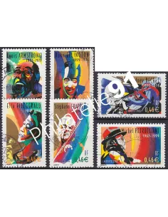 Timbre n° 3500 à 3505  oblitéré, Collection timbres France