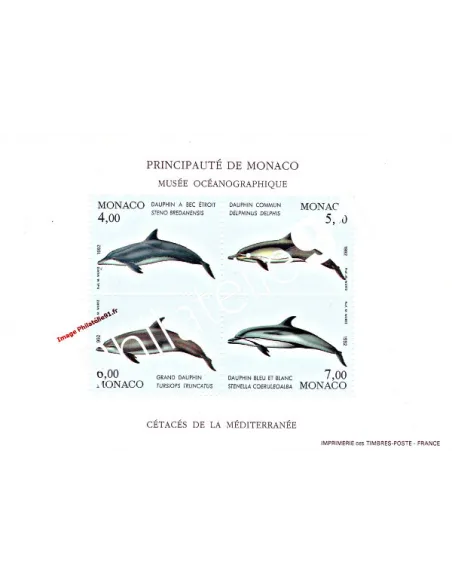 MONACO - BF n° 56** - Cétacés de la Méditerranée - Dauphins