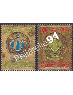 Timbres d'AFARS ET ISSAS, PA n° 64 à 65, timbres des colonies