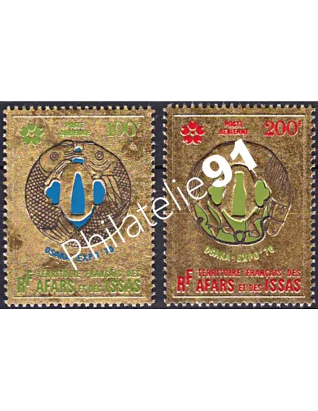 Timbres d'AFARS ET ISSAS, PA n° 64 à 65, timbres des colonies