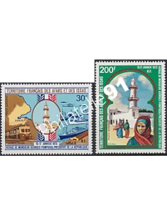 Timbres d'AFARS ET ISSAS, PA n° 78 à 79, timbres des colonies