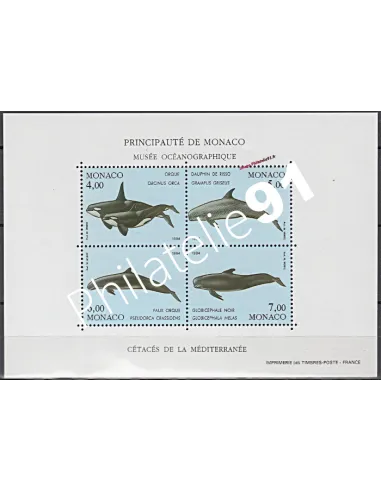 Bloc n° 64 de MONACO - Protection de l'environnement marin