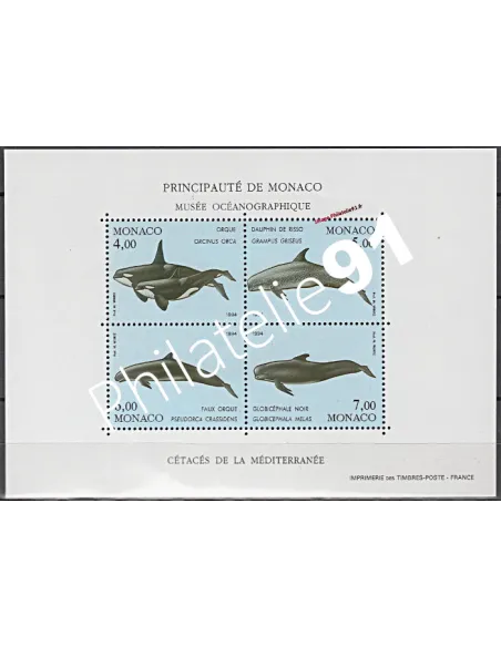 Bloc n° 64 de MONACO - Protection de l'environnement marin