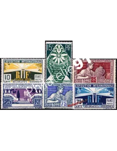 Timbres n° 210-215, Arts décoratifs Paris, collection timbres France