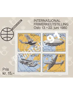 Timbres de Norvège, BF n° 3, Collection timbres Europe