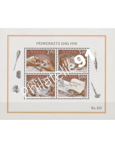 Timbres de Norvège, BF n° 15, Collection timbres Europe