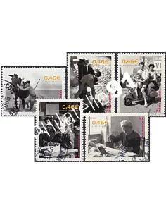 Timbre n° 3519 à 3523  oblitéré, Collection timbres France