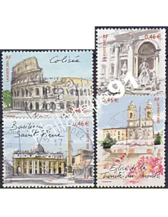 Timbre n° 3527 à 3530  oblitéré, Collection timbres France