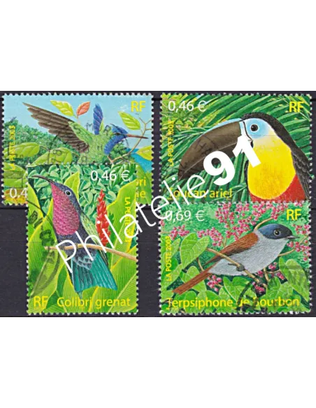 Timbre n° 3548 à 3551  oblitéré, Collection timbres France