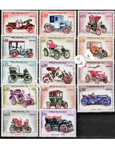 Timbres de MONACO n°  557 à 570 ** - Rétrospective automobile