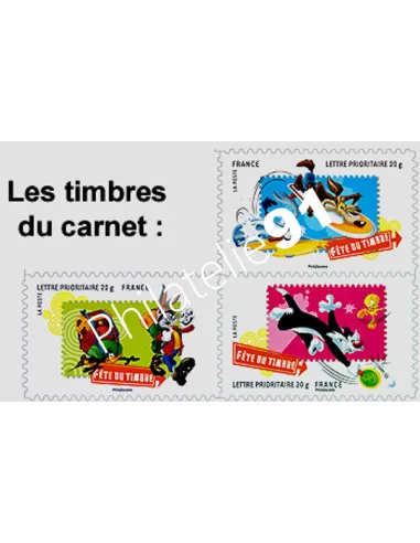 ADH. n° 268 à 270 - Looney - Tunes (de carnet) - Fête du Timbre