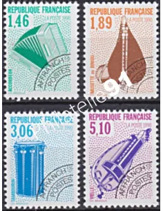 préoblitérés n° 206 à 209, collection Timbres France