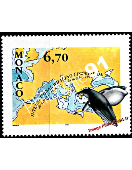 MONACO - n° 2133 - Commission Internationale pour la Protection des baleines
