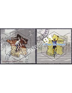 Timbre n° 3582 à 3583 oblitéré, Collection timbres France