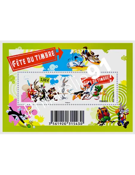 Feuille n° 4341 F - LOONEY TUNES - Fête du Timbre 2009