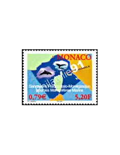 Timbre de Monaco n° 2287 - Thématique : Mammifères marins