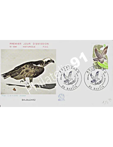 FRANCE - Lettre 1er jour - Rapace - Balbuzard (1)