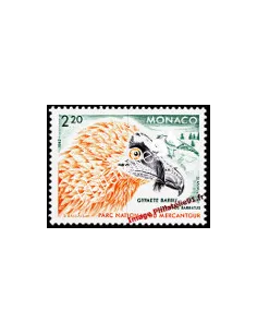 Timbre de MONACO n° 1849 - Les rapaces - Le Gypaete Barbu
