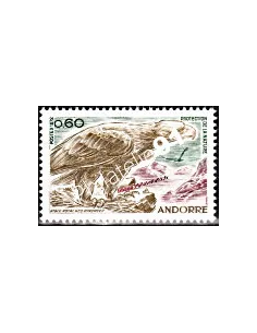 Timbre d'Andorre Français n° 219 - Thématique : Rapaces