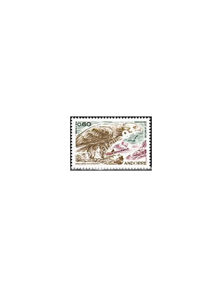 Timbre d'Andorre Français n° 219 - Thématique : Rapaces