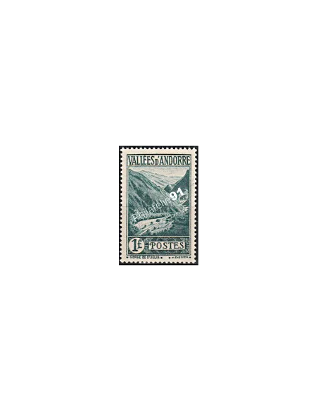 Timbre n° 39 - Timbre d'Andorre Français