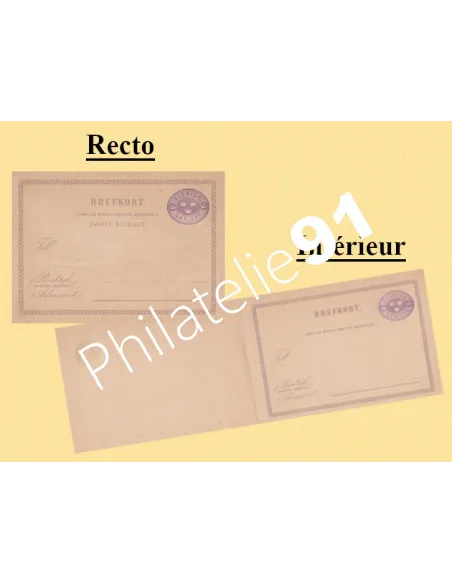 Suéde,entier postal, collection entier Europe
