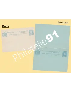 Indes Néerlandaises,entier postal, collection entier Monde