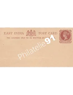 Inde Britannique,entier postal, collection entier Monde
