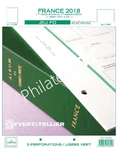 JEU FO FRANCE 2018 1er semestre, matériel philatélique