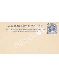 Inde Britannique,entier postal, collection entier Monde