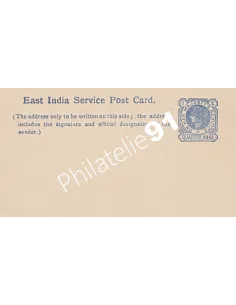 Inde Britannique,entier postal, collection entier Monde
