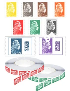 timbres Marianne l'engagée 2018, collection timbres France