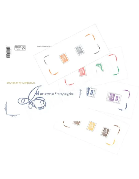 Bloc souvenir Marianne l’engagée, timbres France