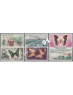 Madagascar, PA n° 78 à 83, collection timbres Colonies Françaises